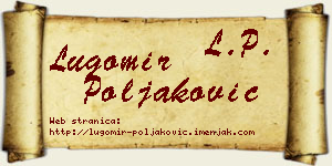 Lugomir Poljaković vizit kartica